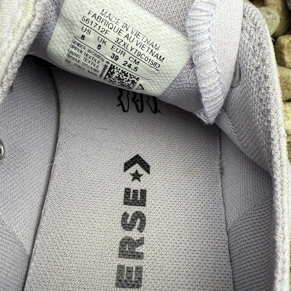 ✨Sparkly White Converses (See photos) ✨ 

So cute - Picture 6 of 12